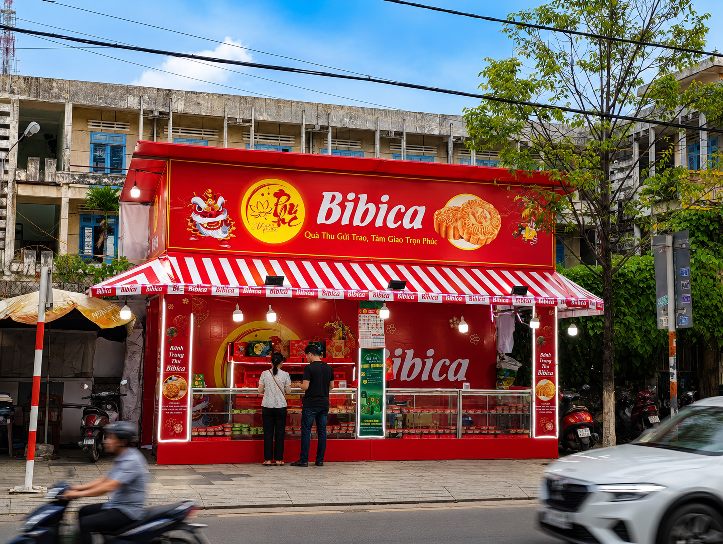 Gian hàng Bibica đường Phan Bội Châu — Châu Ngọc Khang