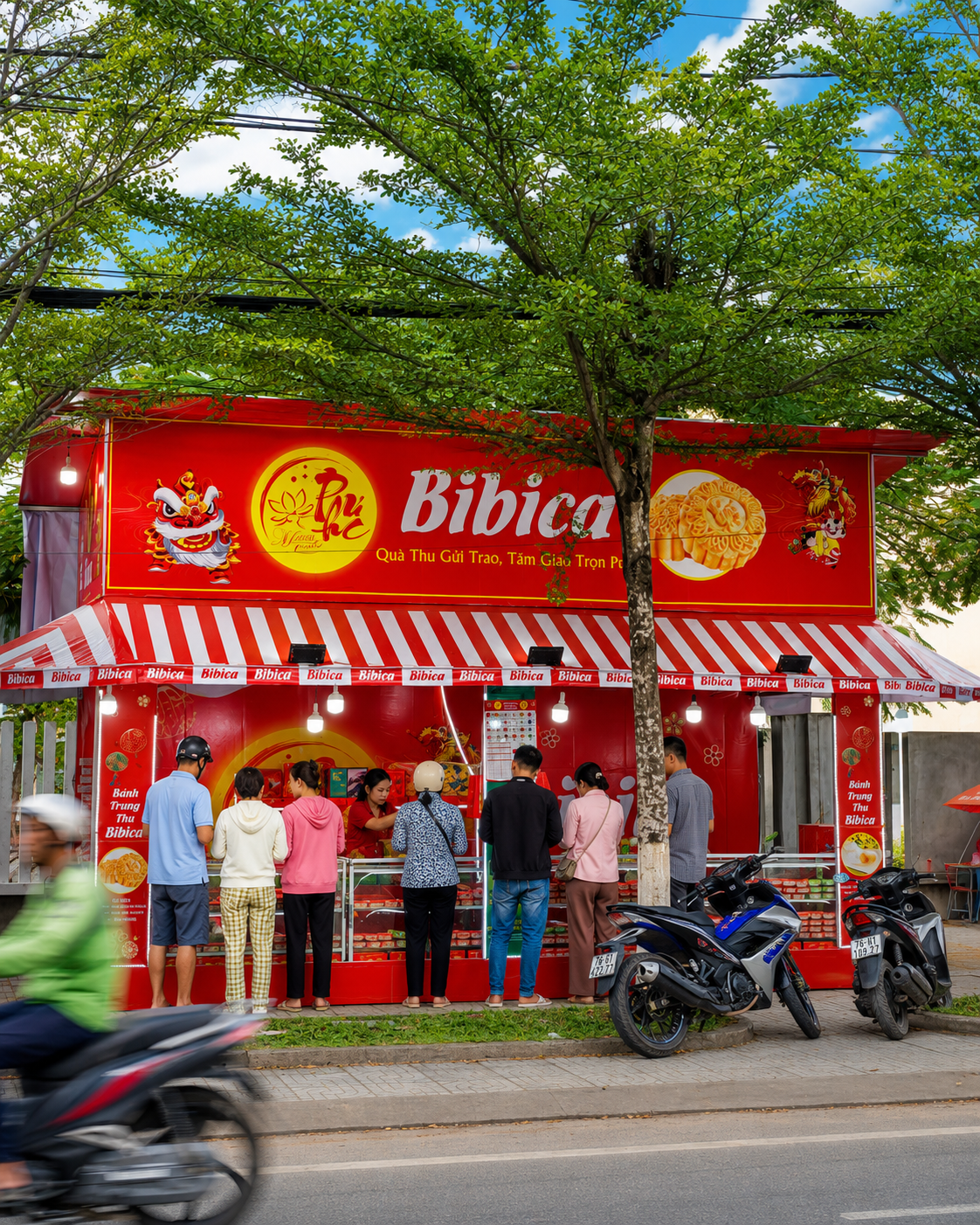 Gian hàng Bibica Khu công nghiệp VSIP — Châu Ngọc Khang